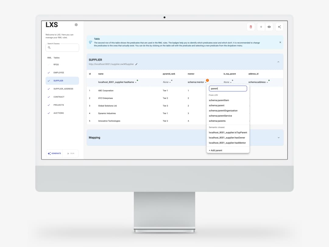 Database Transformation